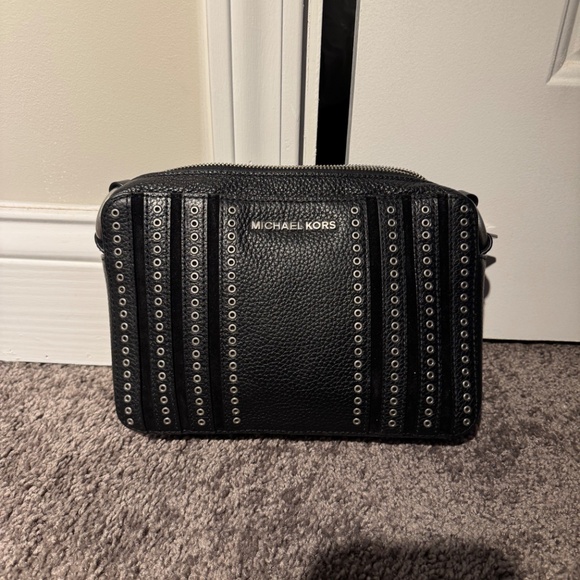 Michael Kors Collection Grommet Crossbody Bag - Picture 3 of 3